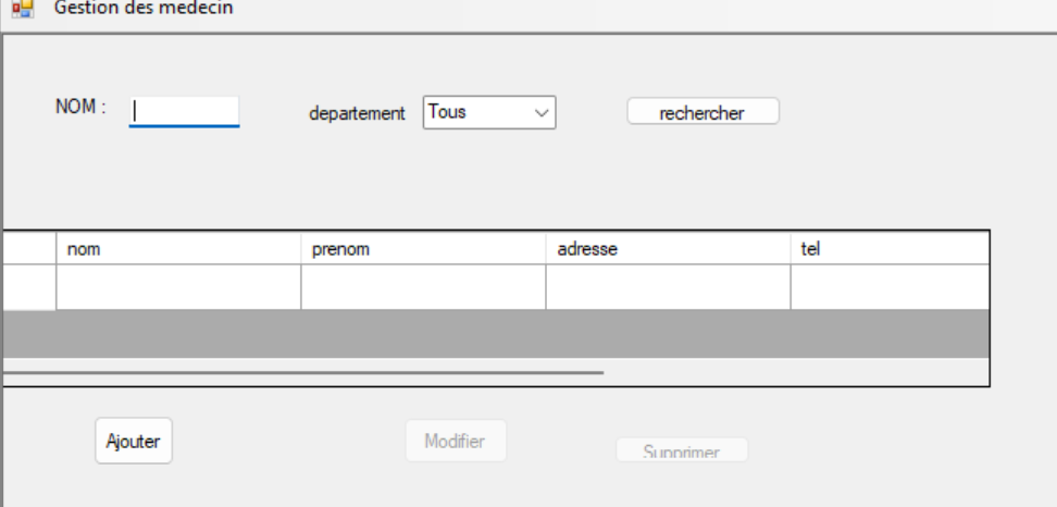 Aperçu de l'application GSB Rapport